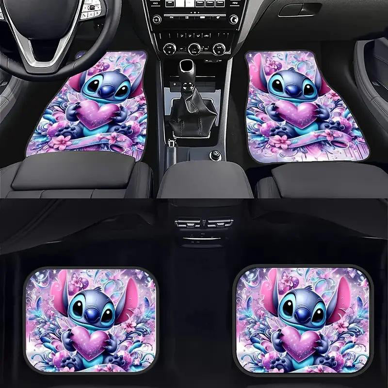 Stitch Themed Car Mat