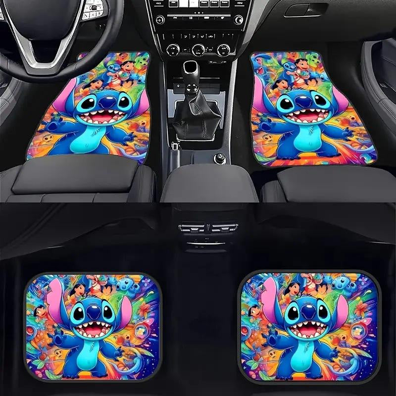 Stitch Themed Car Mat