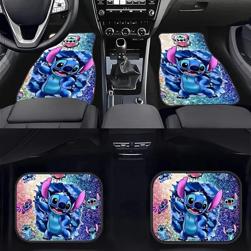 Stitch Themed Car Mat