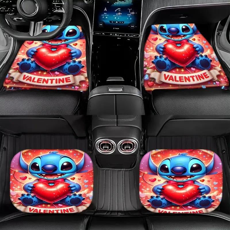 Stitch Themed Car Mat