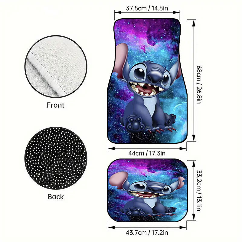 Stitch Themed Car Mat