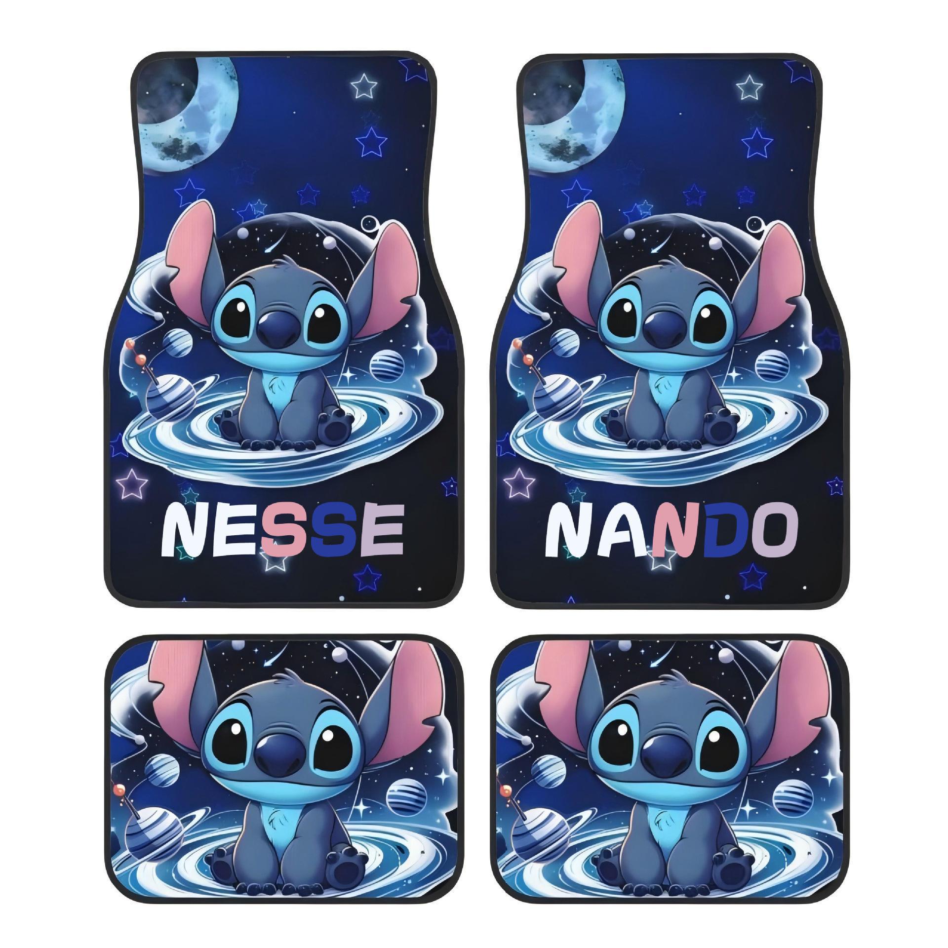 Stitch Themed Car Mat